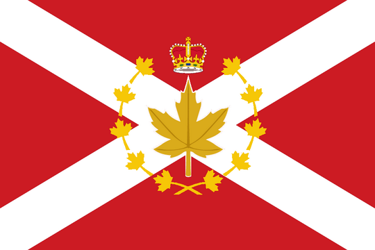 Canadian Monarchy Flag (2100 onwards) - Pax Historia