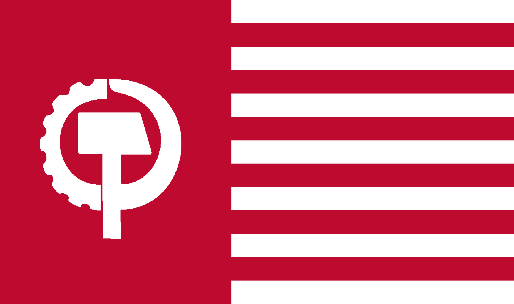Communist USA Flag (1919-present) - Pax Historia