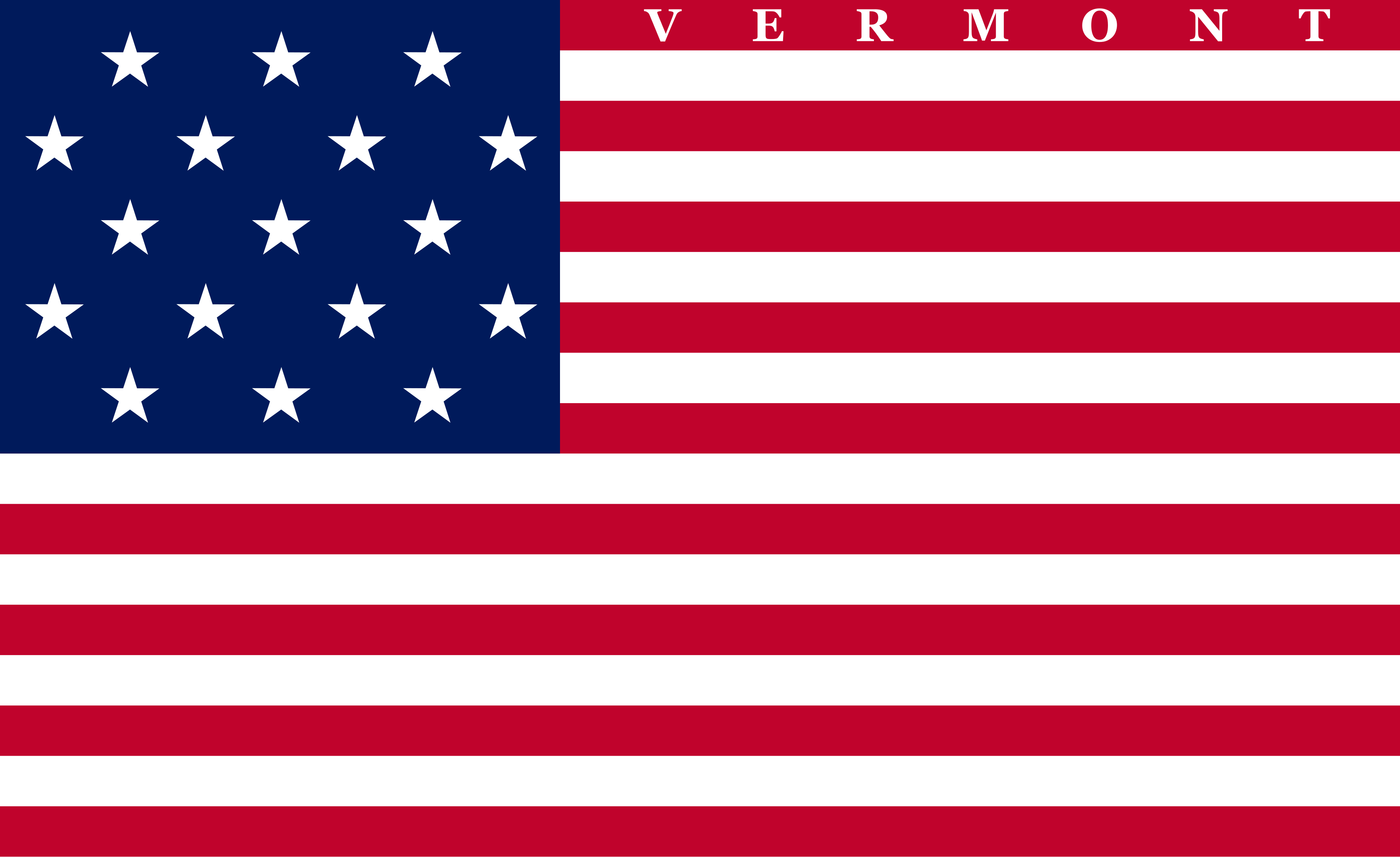 Flag First Color First Flag of Vermont (1804-1837) - Pax Historia