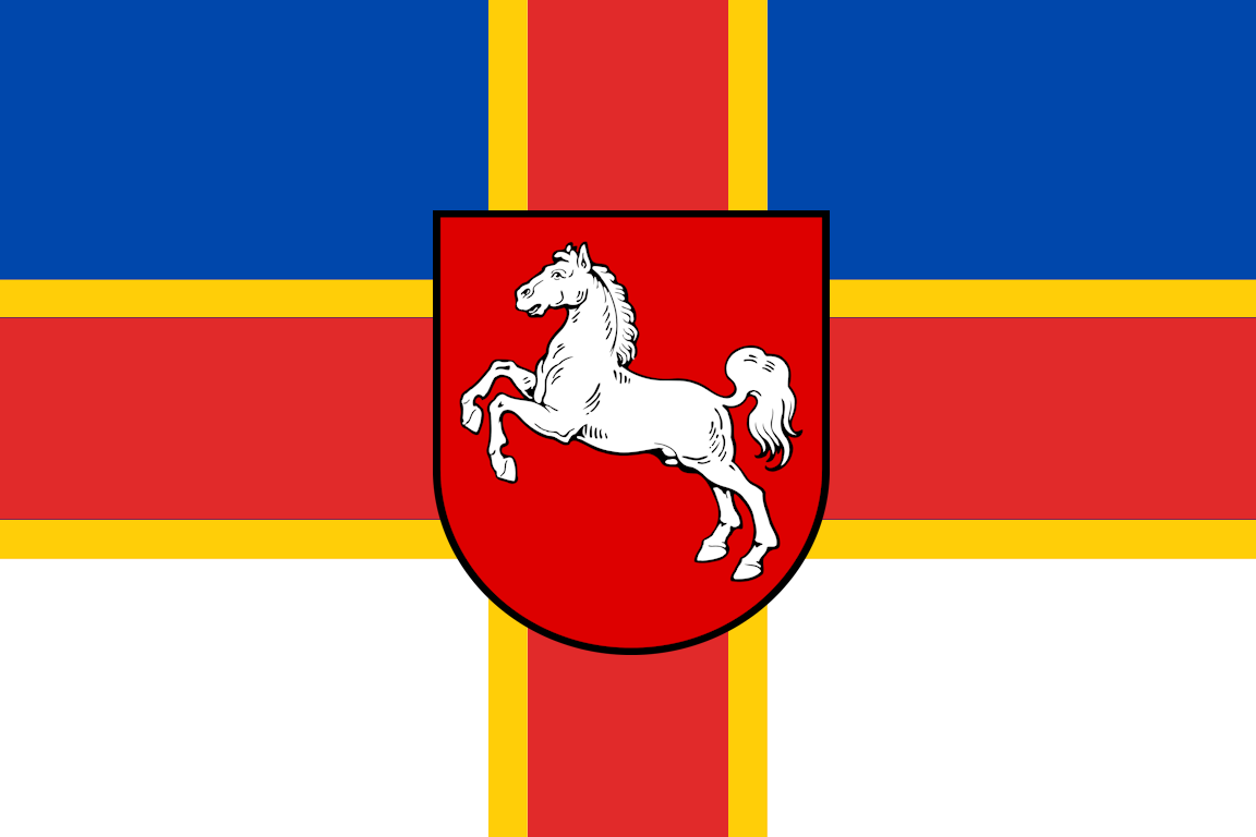 Flag of the Free State of Lower Saxony - Pax Historia