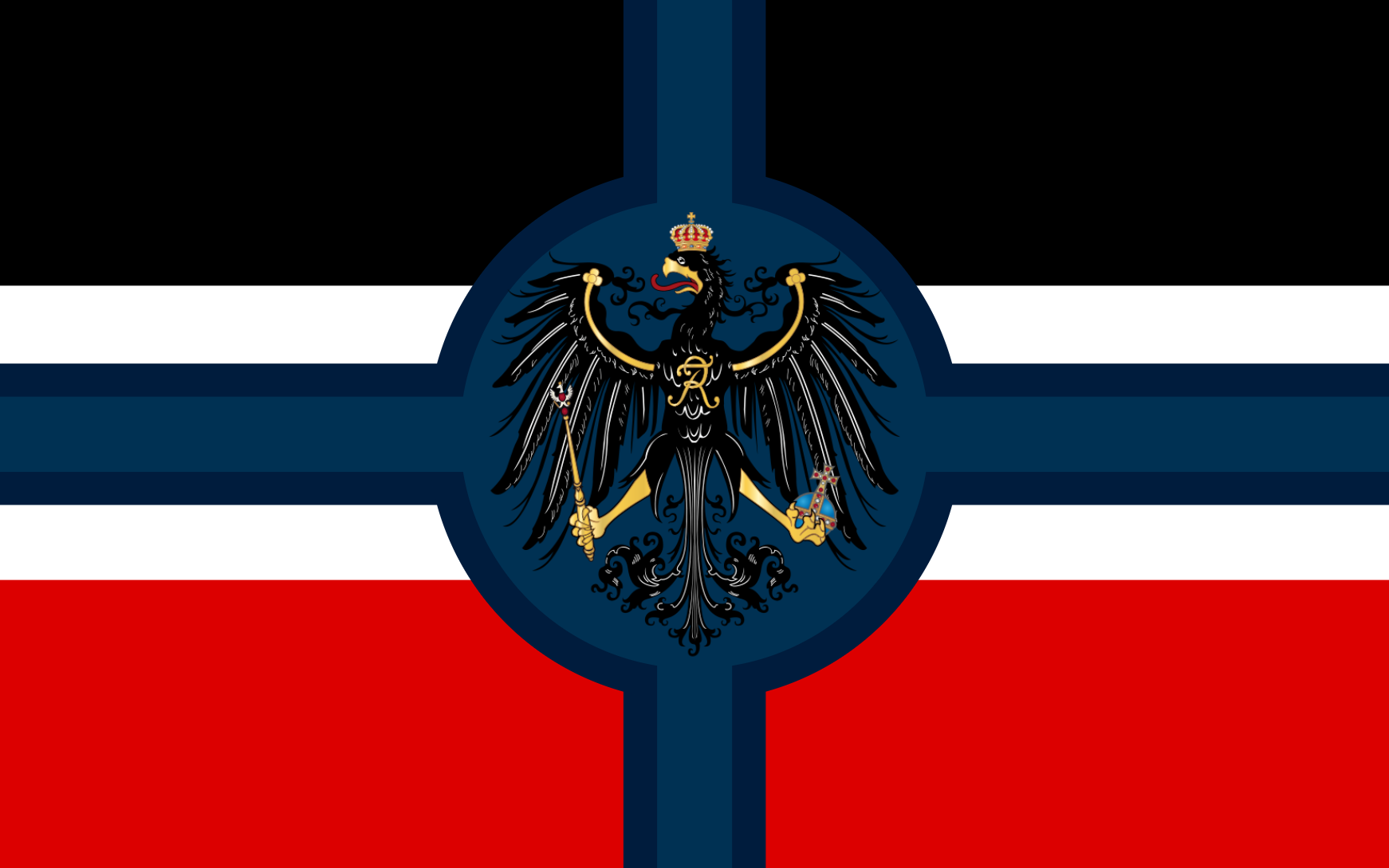 Flag of the Germanic Coalition of Unity - Pax Historia