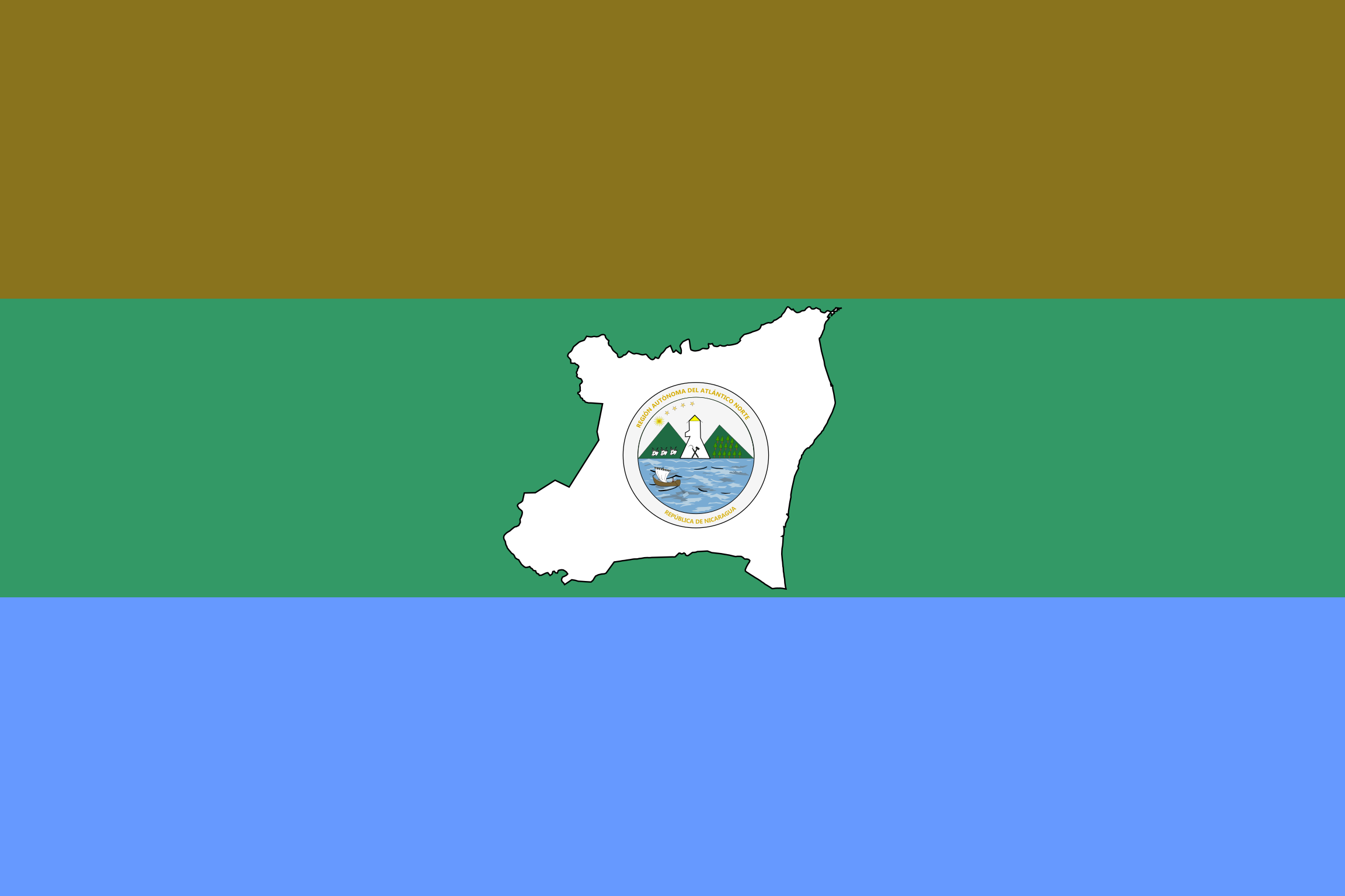 Flag of the North Caribbean Coast Autonomous Region in Nicaragua - Pax ...
