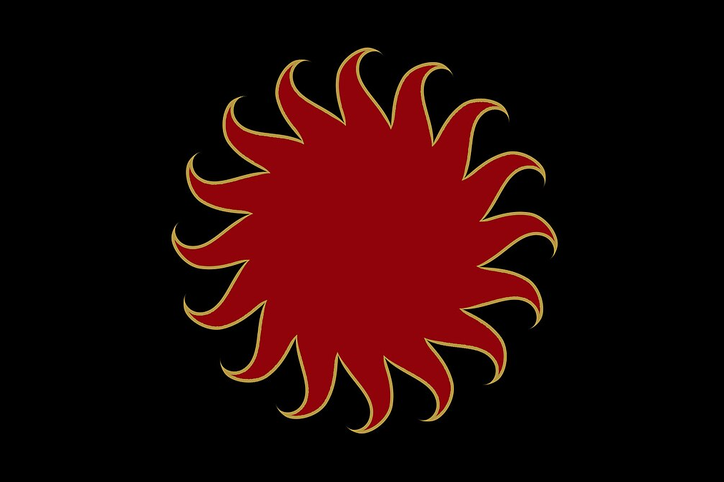 Flag of United Rajputs (Rajputana) - Pax Historia