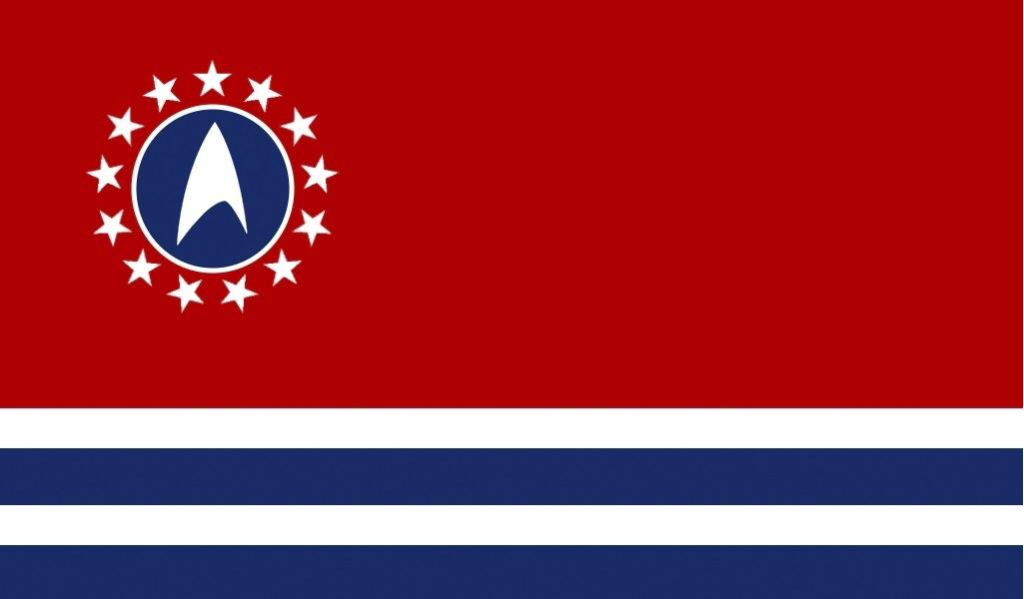 Futuristic Interstellar Militaristic Communist People's State Flag ...