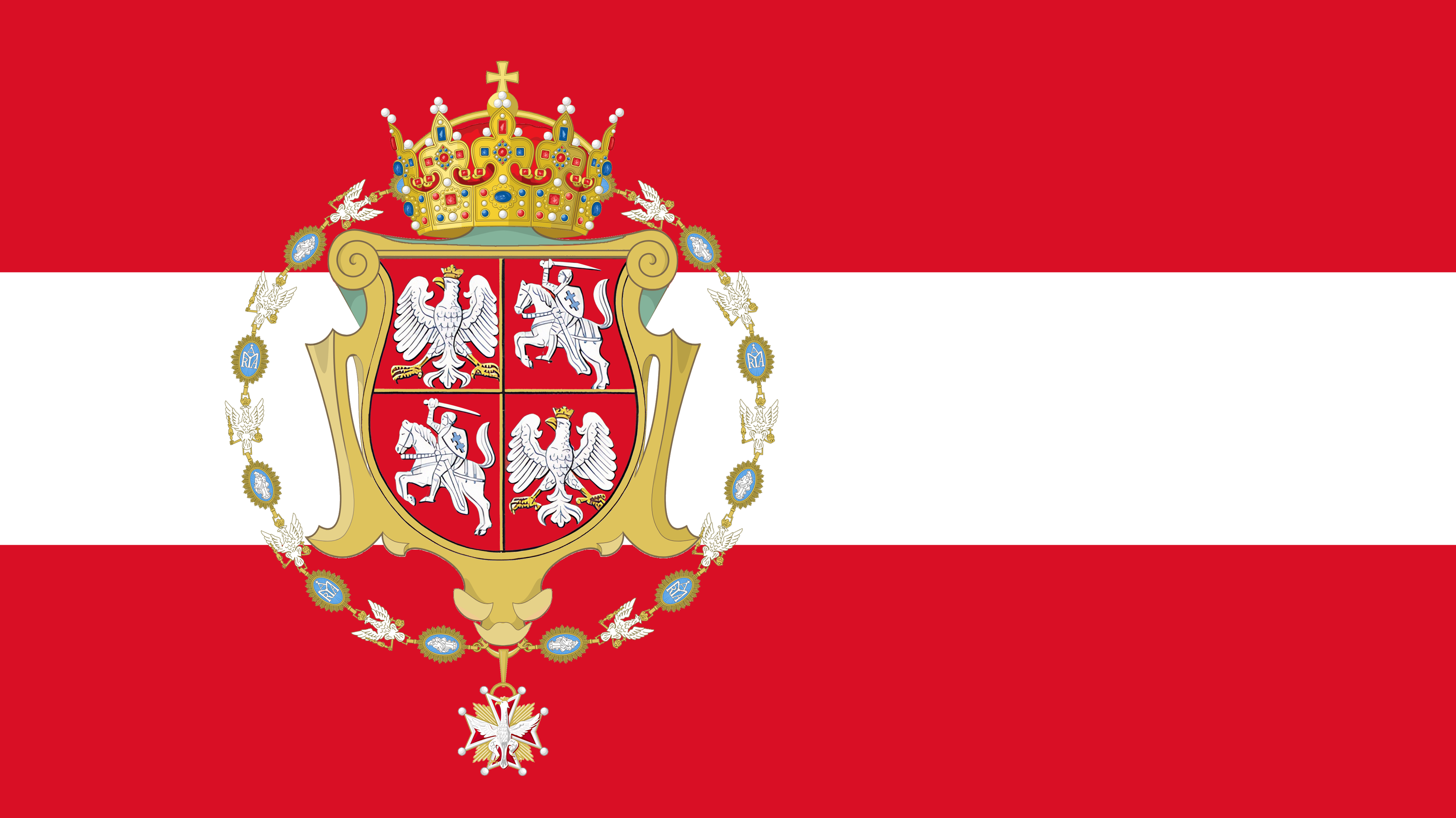 Polish-Lithuanian Commonwealth Flag - Pax Historia
